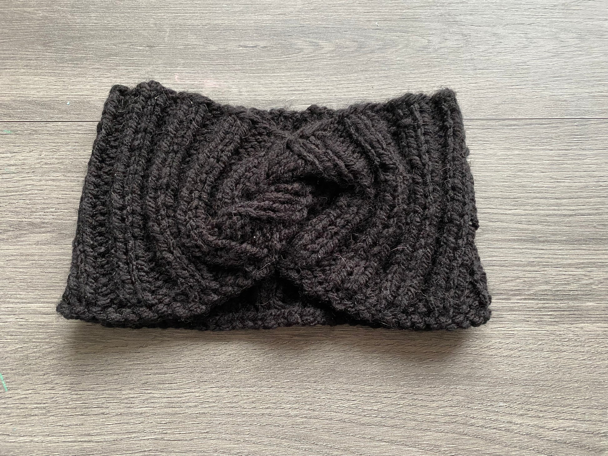 Black Ear Warmer Headband